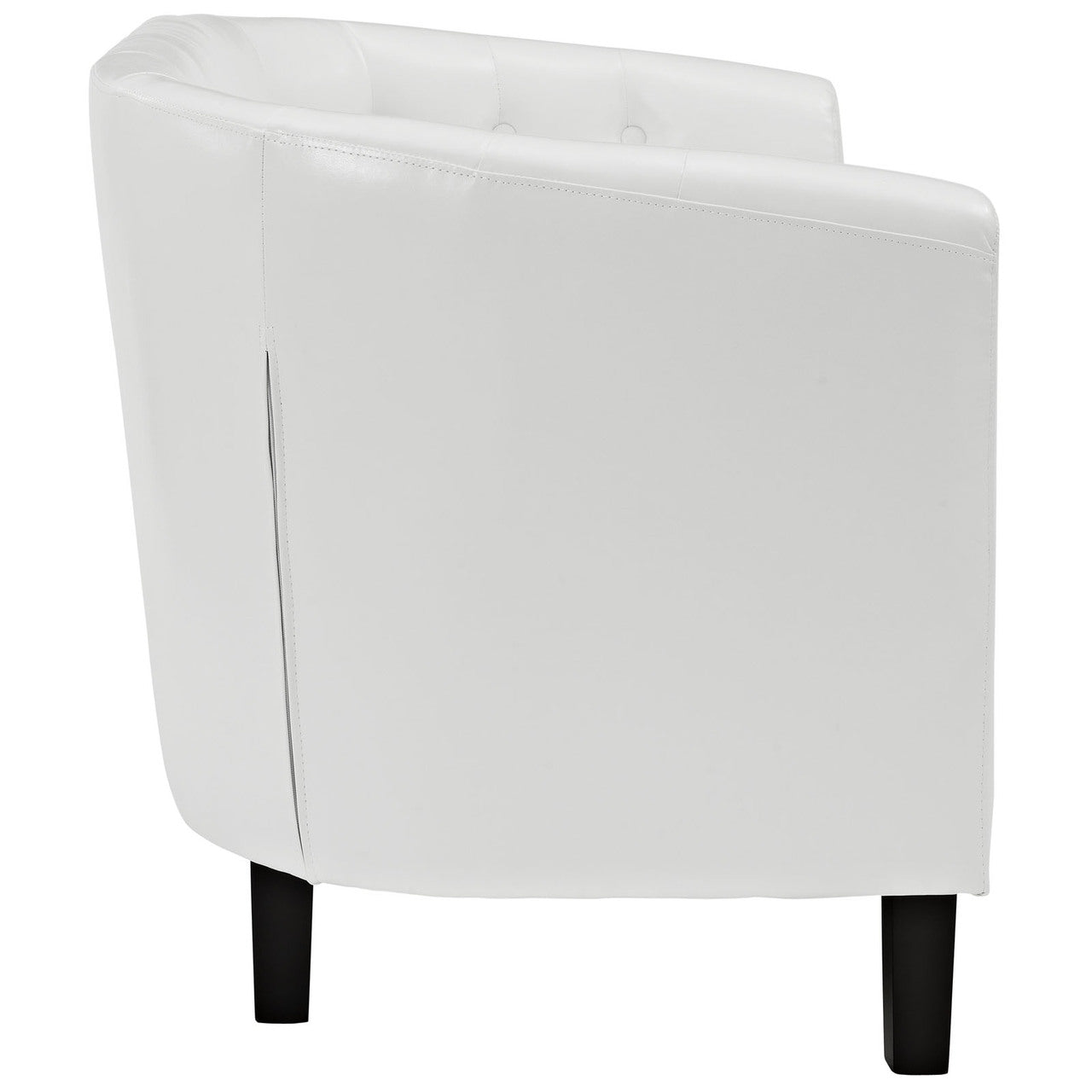 Prospect Two-Seater Loveseat in White