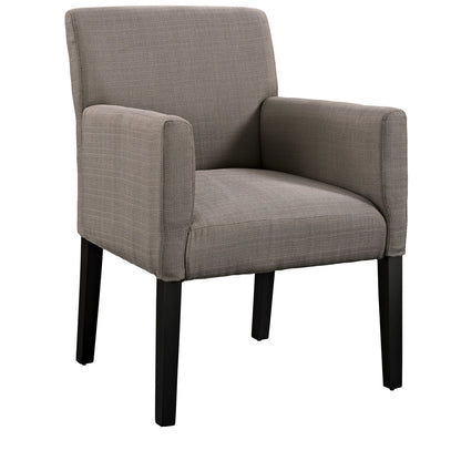 Chloe Wood Armchair in Gray