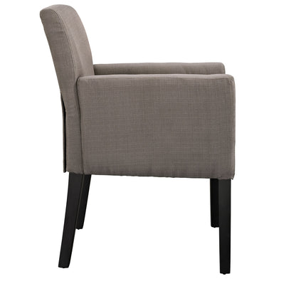 Chloe Wood Armchair in Gray