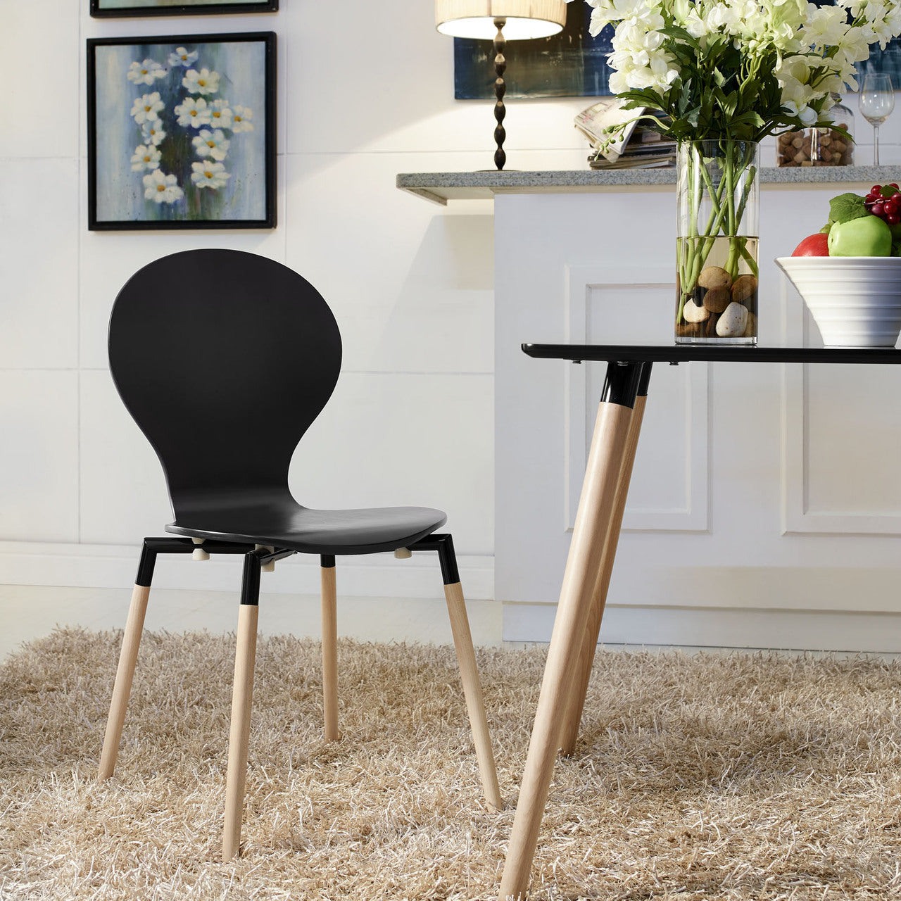 Path Dining Chair in Black