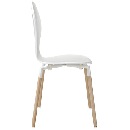 Path Dining Chair in White