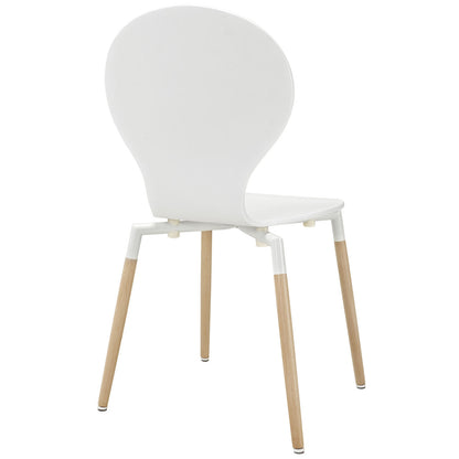 Path Dining Chair in White