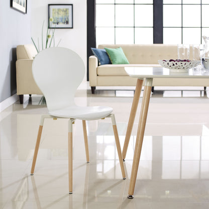 Path Dining Chair in White