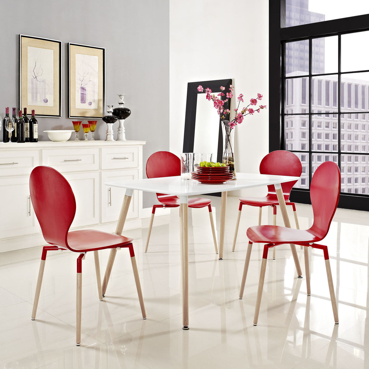 Field Dining Table in White