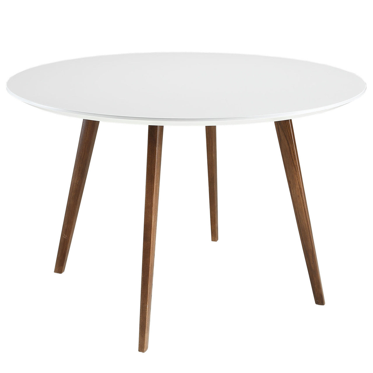 Canvas Dining Table in White