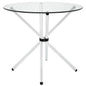 Baton Dining Table in Clear