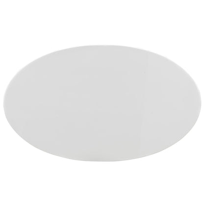 Lippa 60" Oval-Shaped Dining Table in White
