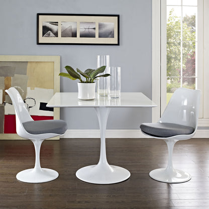 Lippa 36" Dining Table in White EEI-1124-WHI