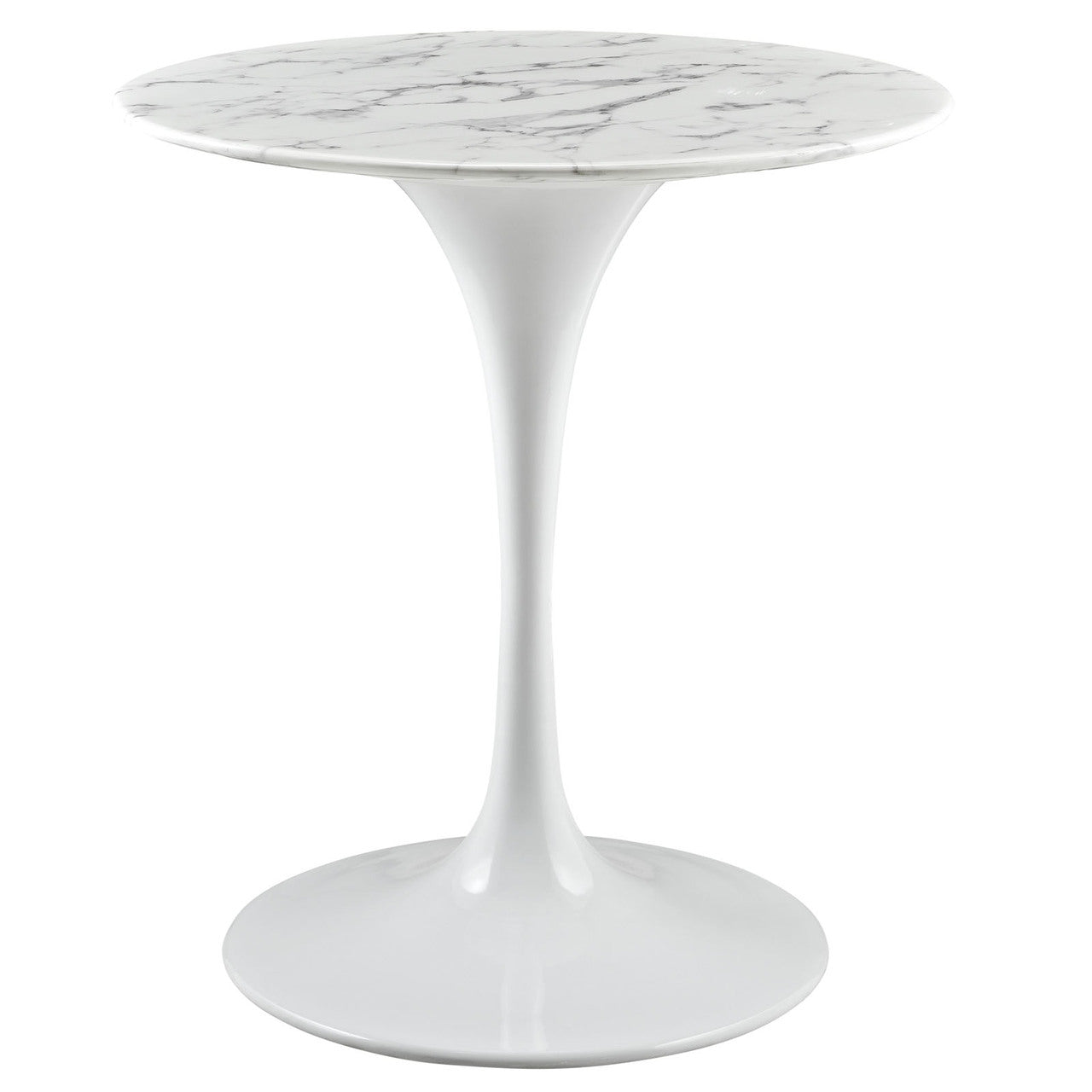 Lippa 28" Dining Table in White EEI-1128-WHI