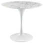 Lippa 36" Dining Table in White EEI-1129-WHI