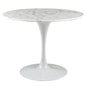Lippa 40" Dining Table in White EEI-1130-WHI