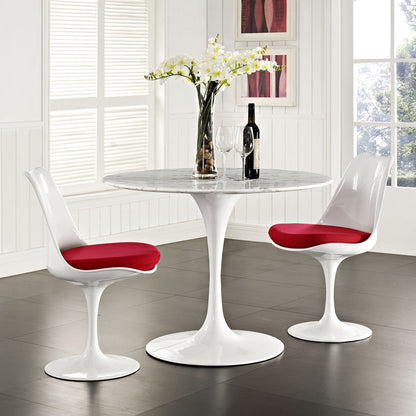 Lippa 40" Dining Table in White EEI-1130-WHI