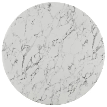 Lippa 47" Dining Table in White EEI-1131-WHI