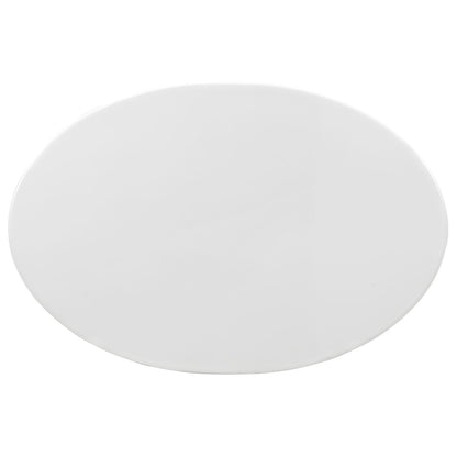 Lippa 42" Oval-Shaped Coffee Table in White