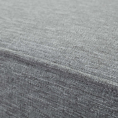 Marina Outdoor Patio Teak Ottoman, Wood, Grey Gray Natural 13234