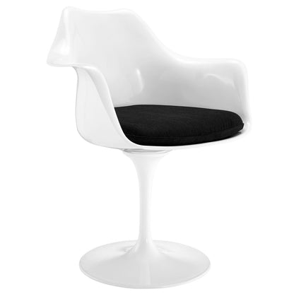 Lippa Dining Armchair in Black