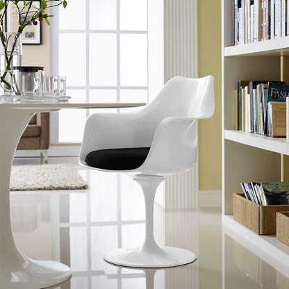 Lippa Dining Armchair in Black