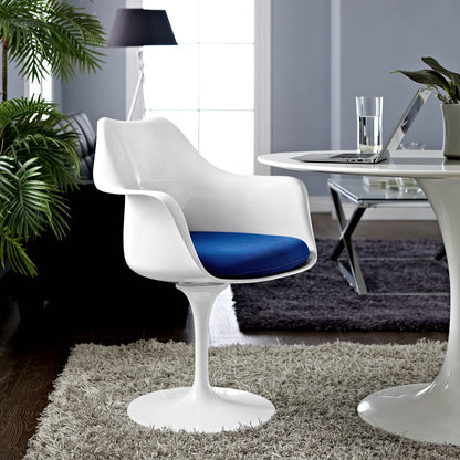 Lippa Dining Armchair in Blue