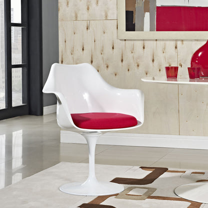 Lippa Dining Armchair in Red