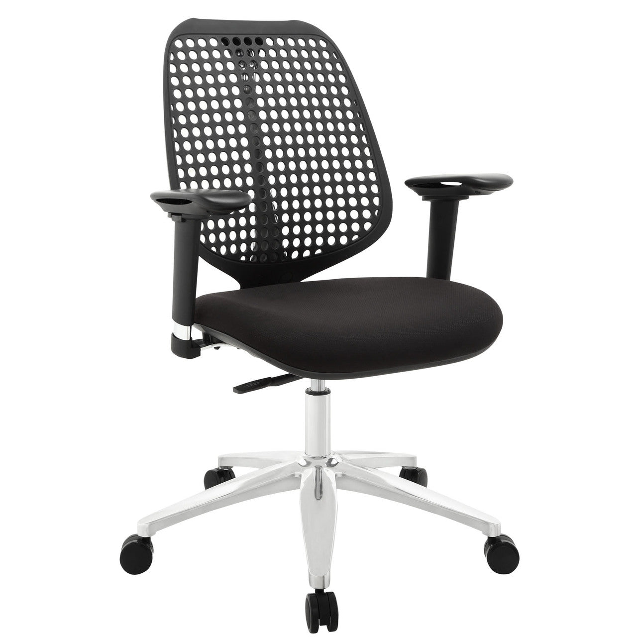 Reverb Adjustable Armrests Office Chair in Black