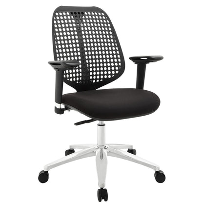Reverb Adjustable Armrests Office Chair in Black