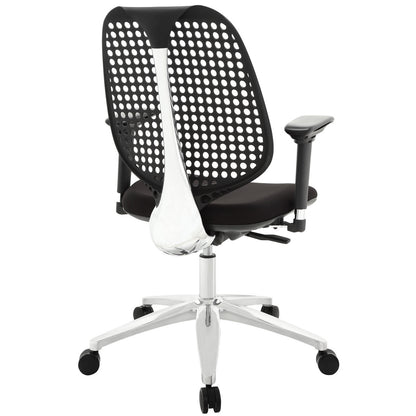 Reverb Adjustable Armrests Office Chair in Black