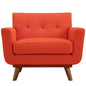 Engage Armchair in Atomic Red