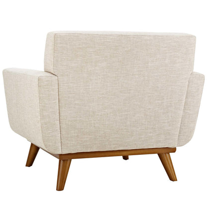 Engage Upholstered Fabric Armchair, Fabric, Beige 13235