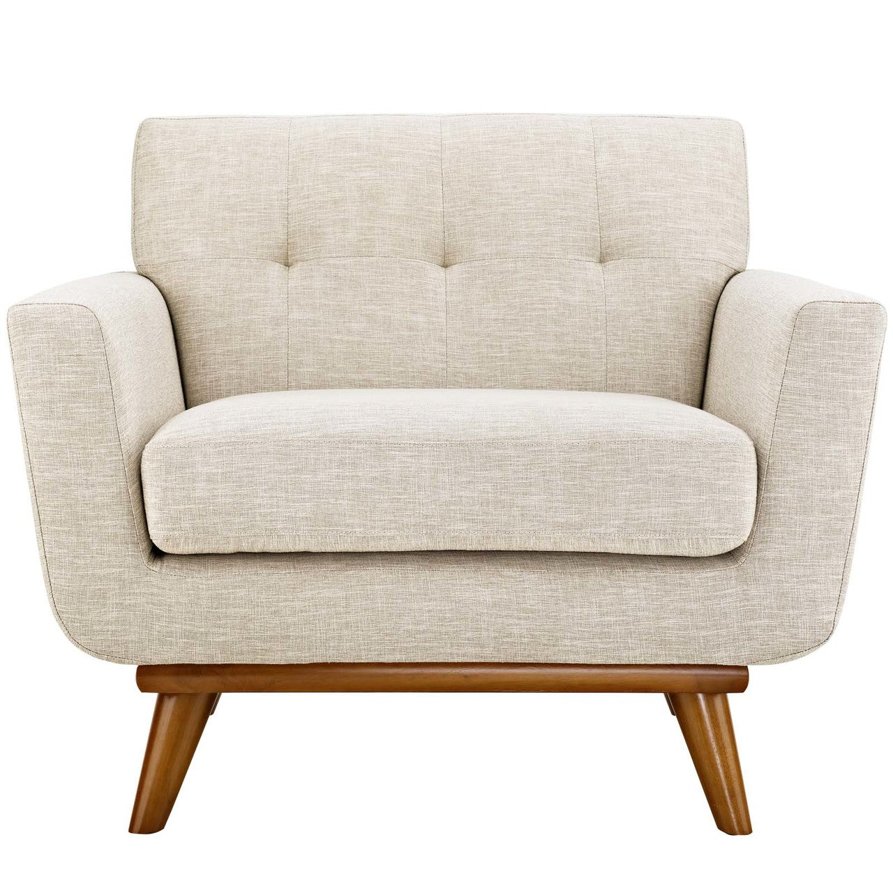 Engage Upholstered Fabric Armchair, Fabric, Beige 13235