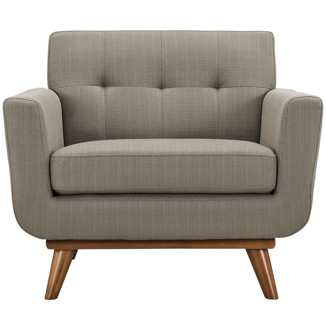 Engage Upholstered Armchair, Granite Grey Fabric