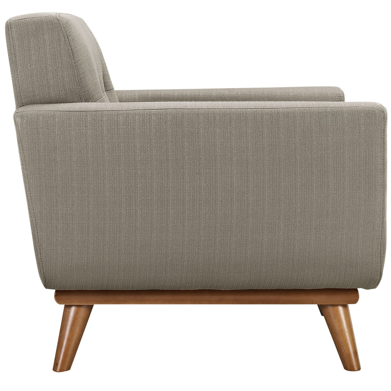 Engage Upholstered Armchair, Granite Grey Fabric
