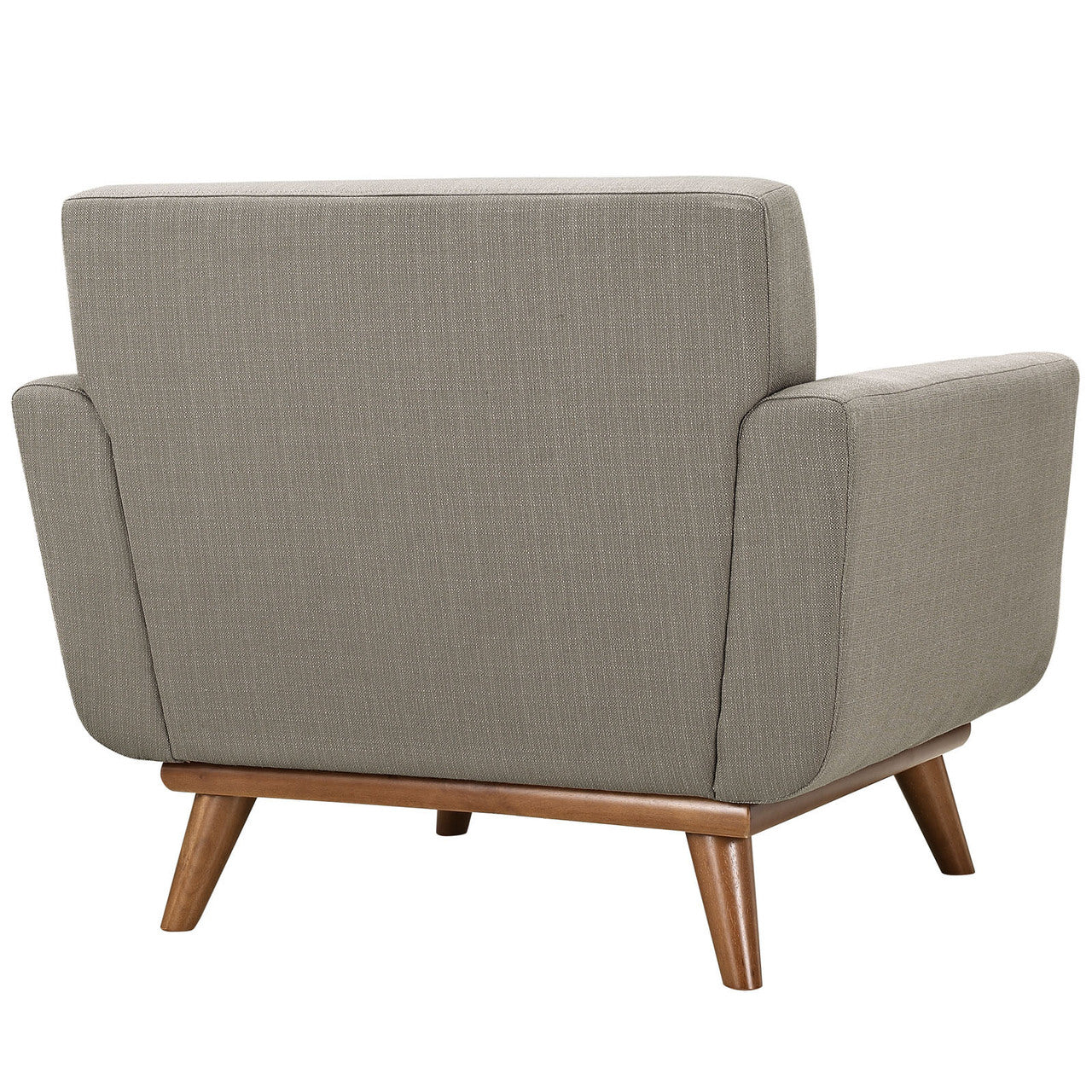 Engage Upholstered Armchair, Granite Grey Fabric