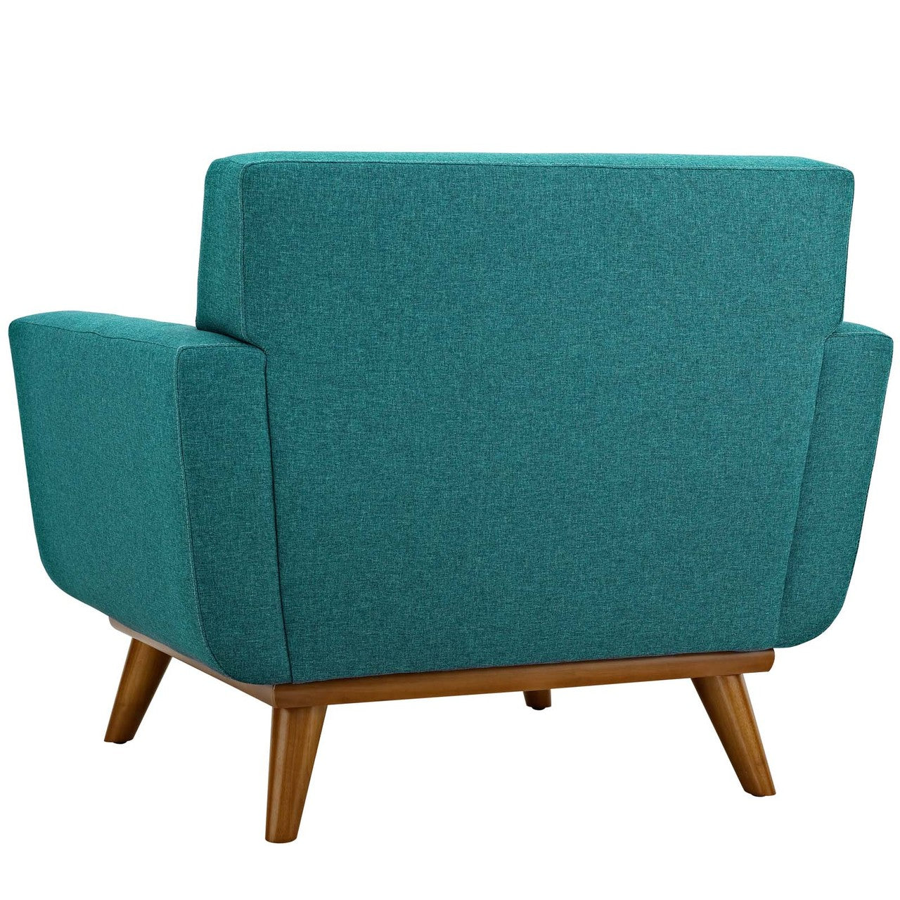 Engage Upholstered Fabric Armchair, Fabric, Aqua Blue 13236