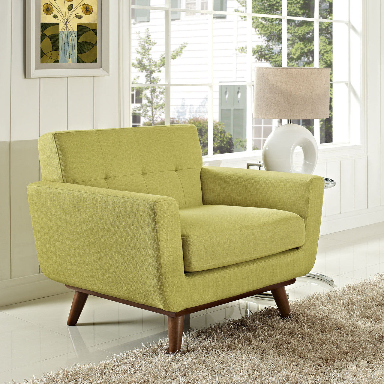 Engage Armchair in Wheatgrass