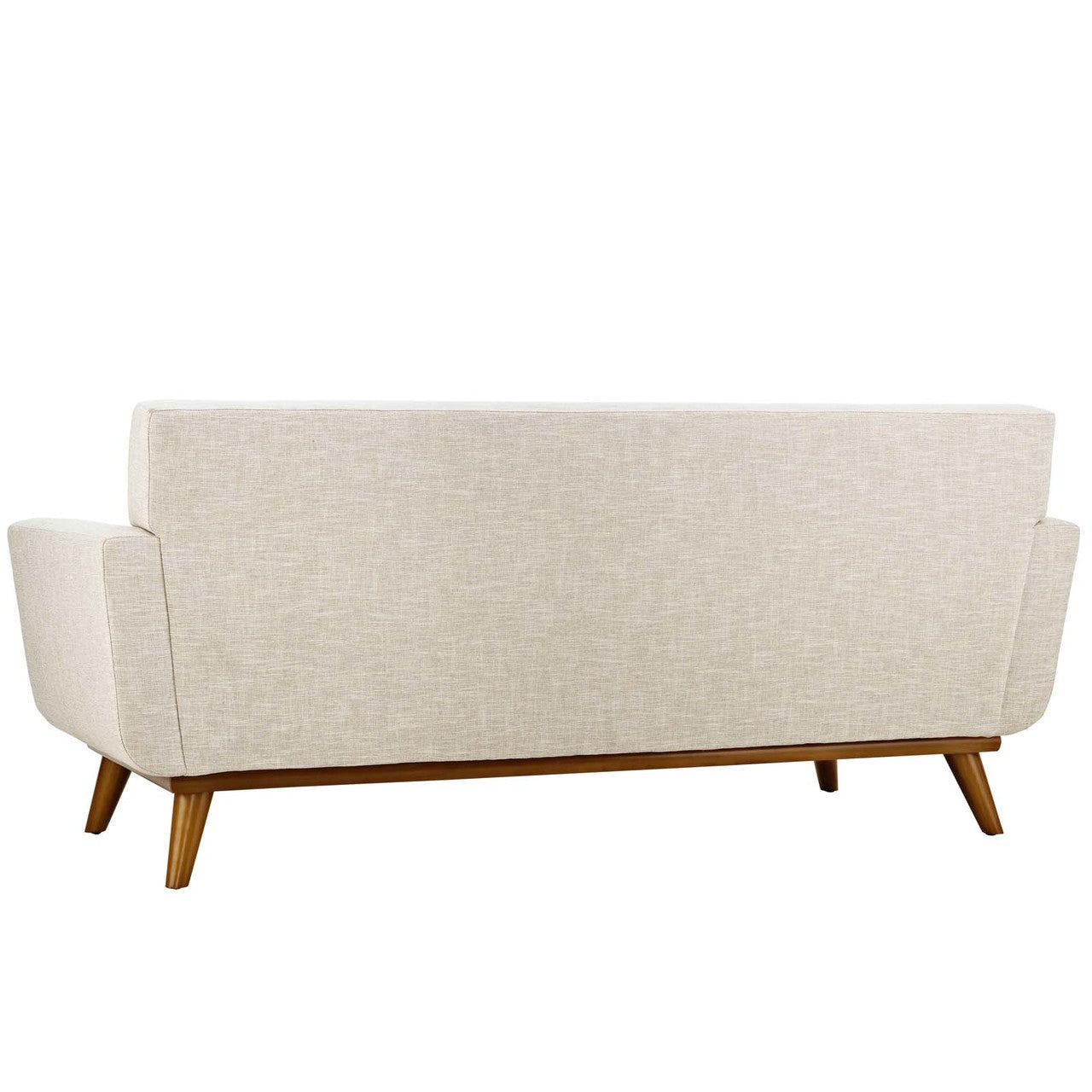Engage Upholstered Fabric Loveseat, Fabric, Beige 13237
