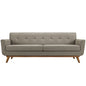Engage Upholstered Sofa, Granite Grey Fabric