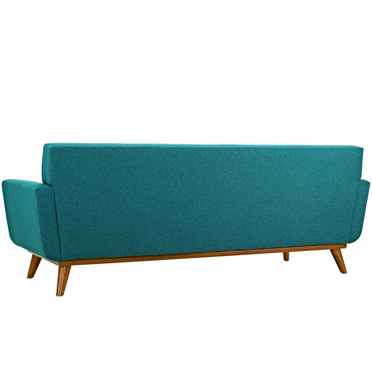 Engage Upholstered Fabric Sofa, Fabric, Aqua Blue 13240