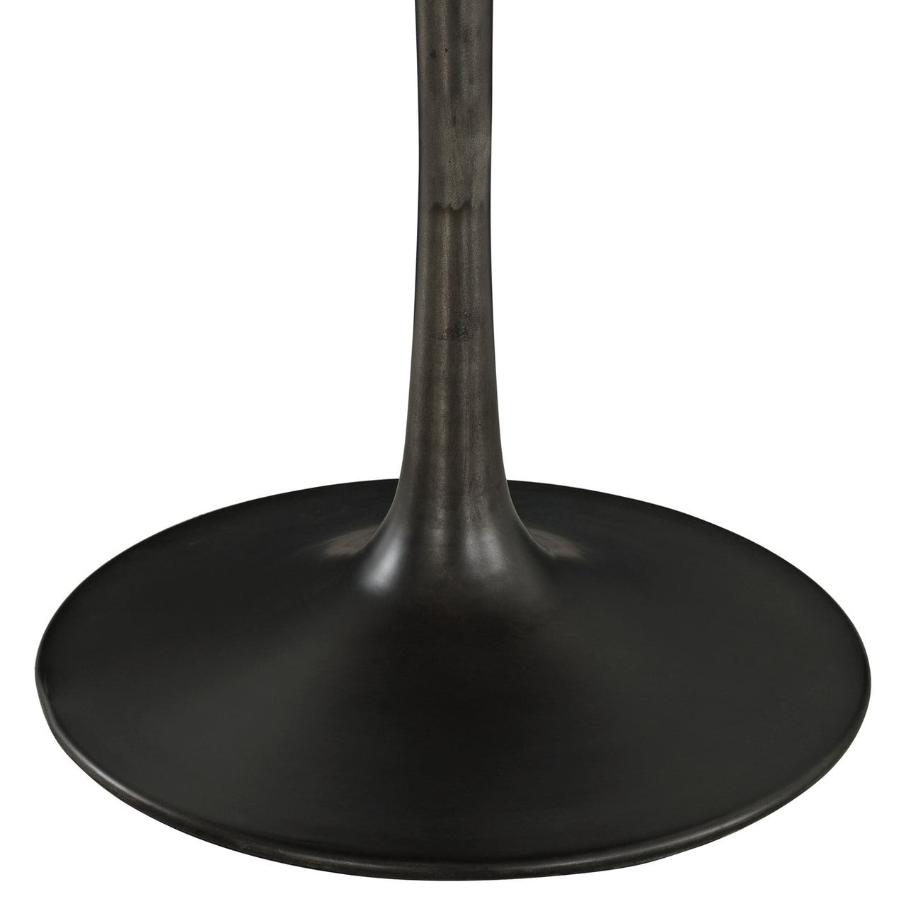 Drive Wood Top Dining Table in Black Set