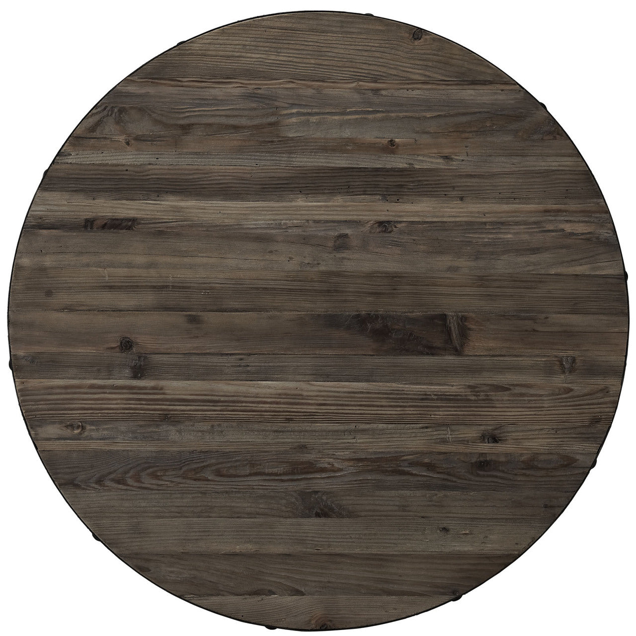Drive Wood Top Dining Table in Brown Set