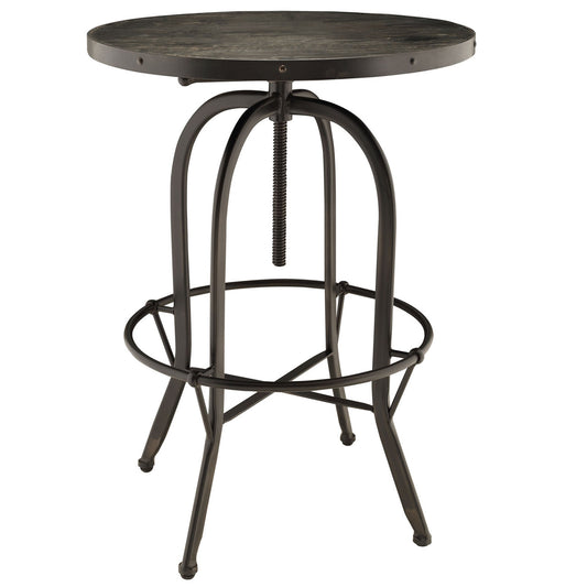 Sylvan Wood Top Side Table in Black