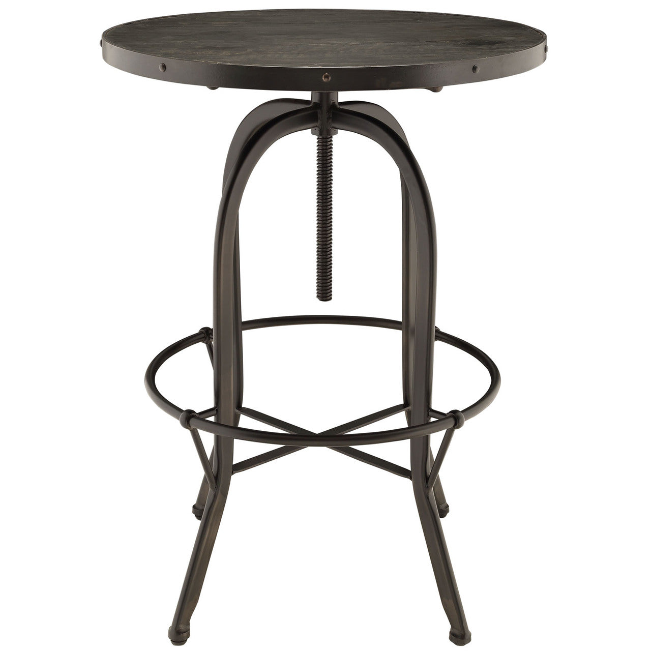 Sylvan Wood Top Side Table in Black