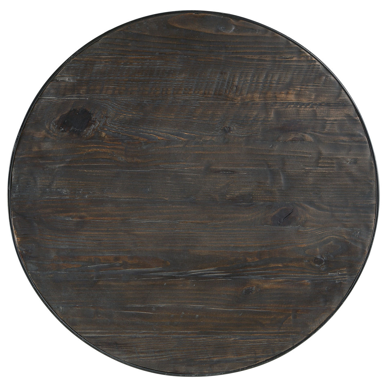 Sylvan Wood Top Side Table in Black