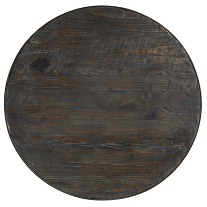 Sylvan Wood Top Side Table in Black