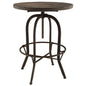 Sylvan Wood Top Side Table in Brown