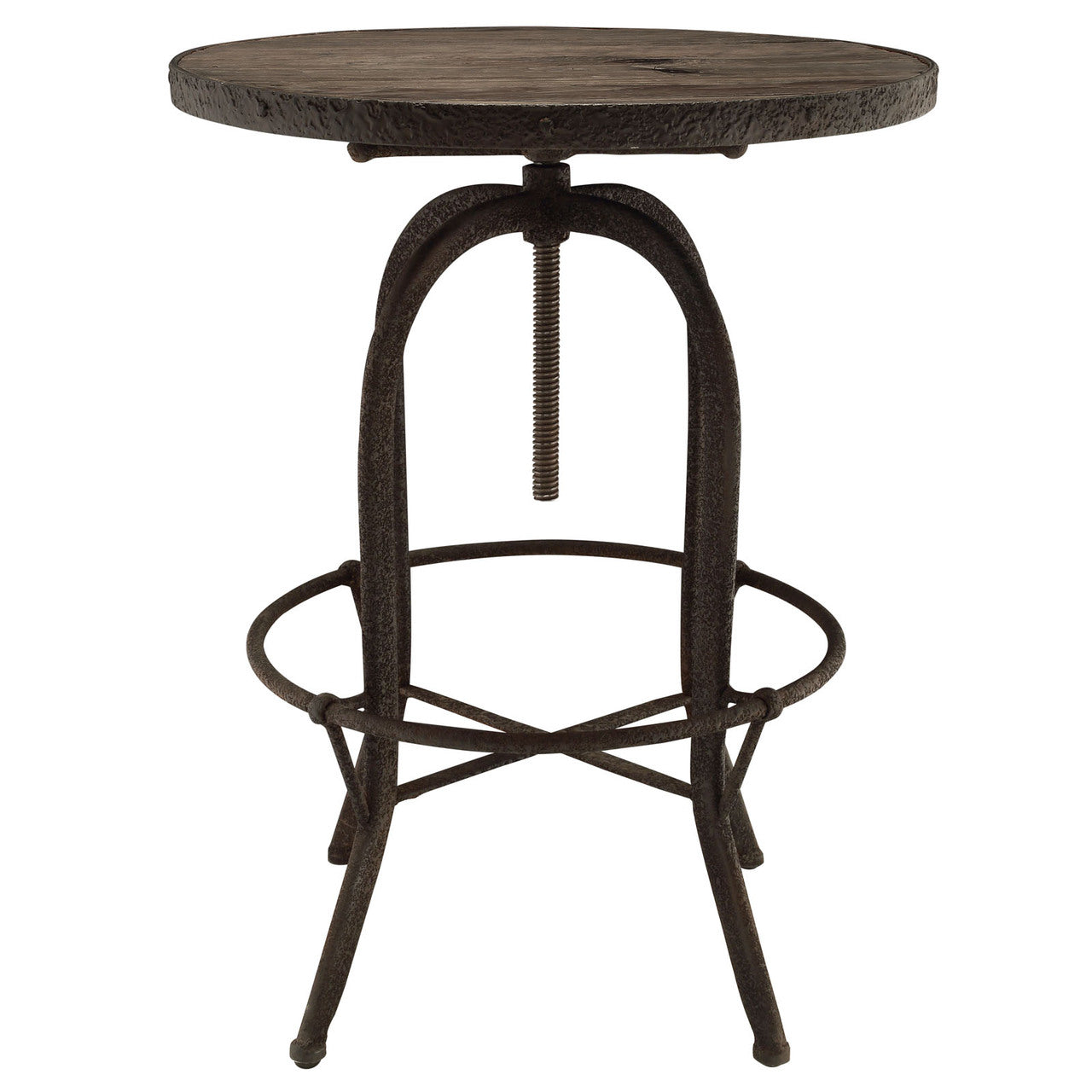Sylvan Wood Top Side Table in Brown