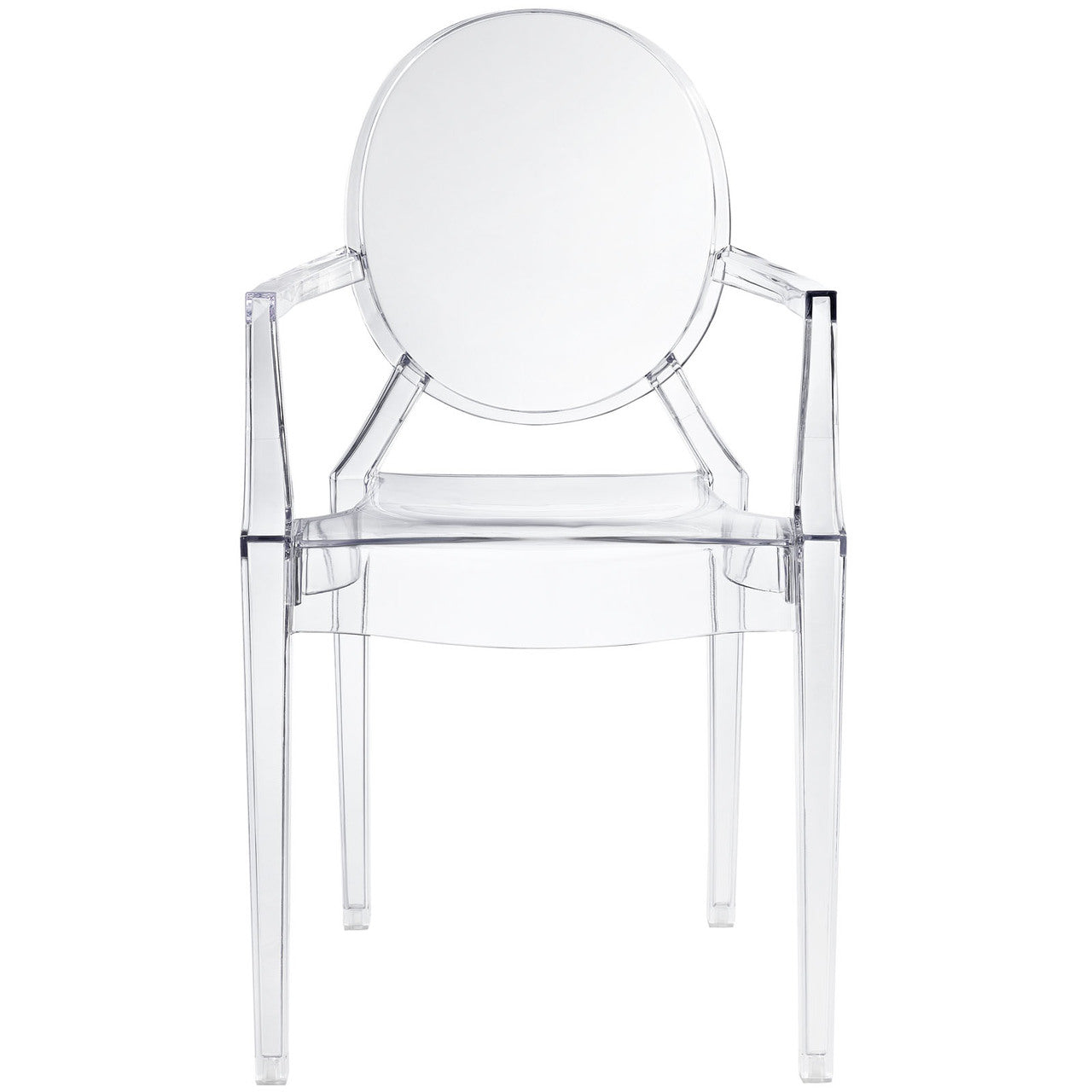 Casper Dining Armchair in Clear