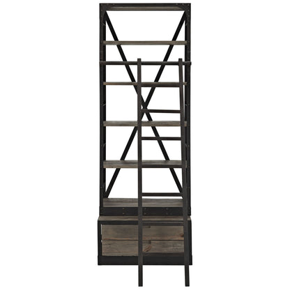 Velocity Wood Stand in Brown