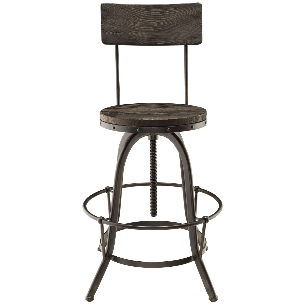 Procure Wood Bar Stool in Black