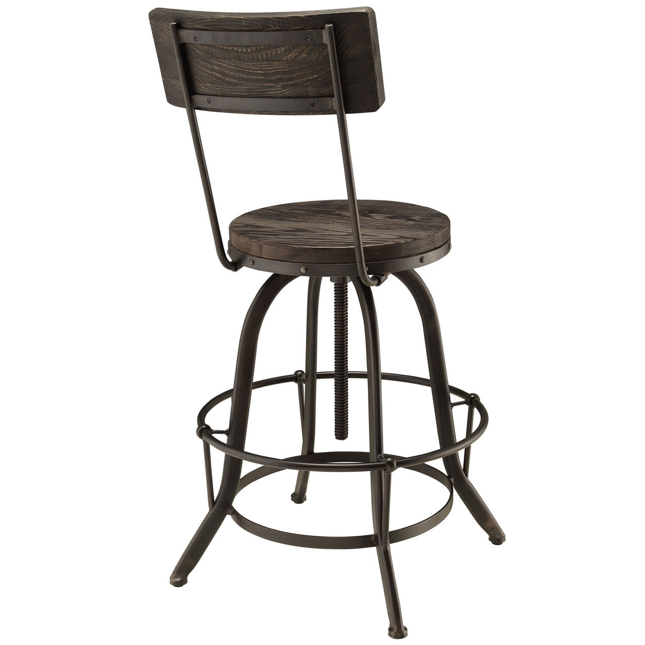 Procure Wood Bar Stool in Black