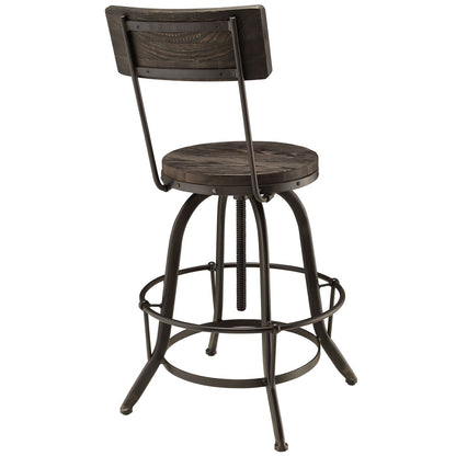 Procure Wood Bar Stool in Black